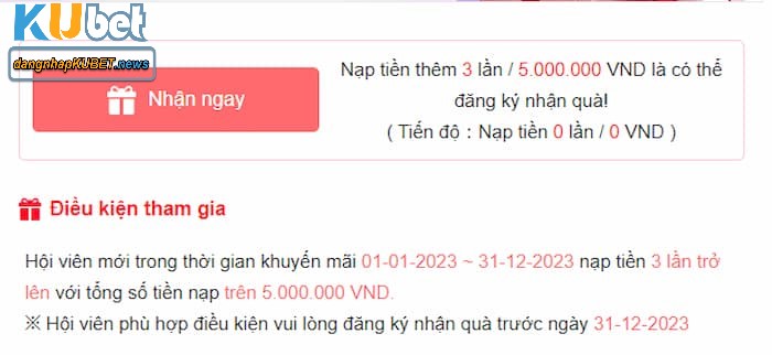 Khuyến mại Kubet 5 chọn 1 Khuyến mại Kubet 5 chọn 1