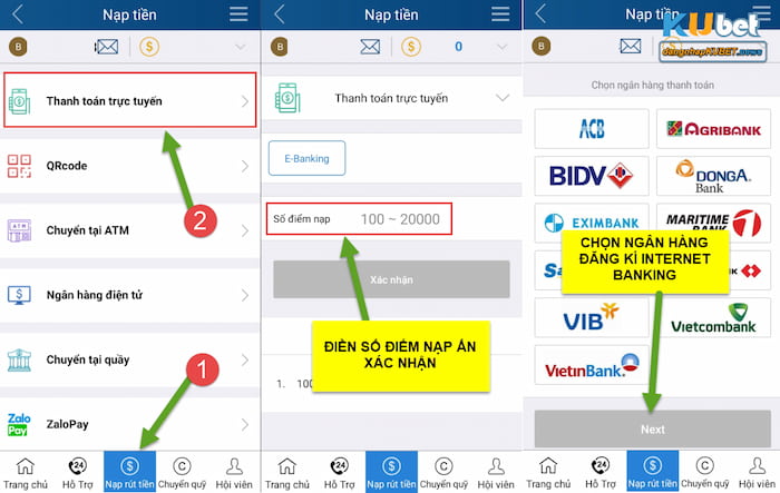 Nạp tiền kubet Nạp tiền kubet