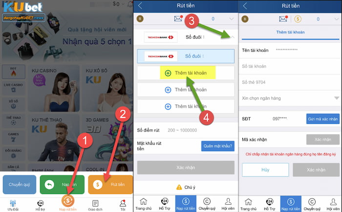 Rút tiền kubet Rút tiền kubet