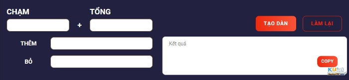 Tạo dàn đề Kubet Tạo dàn đề Kubet